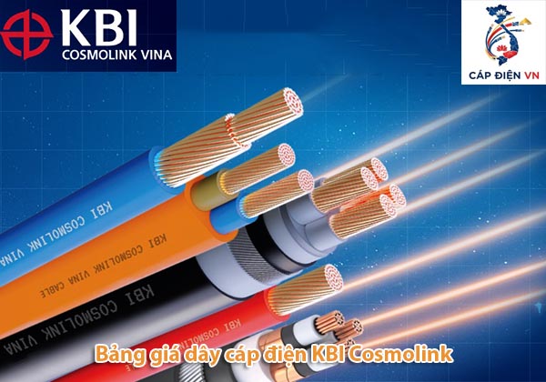 Bảng giá dây cáp điện KBI Cosmolink mới nhất 2025