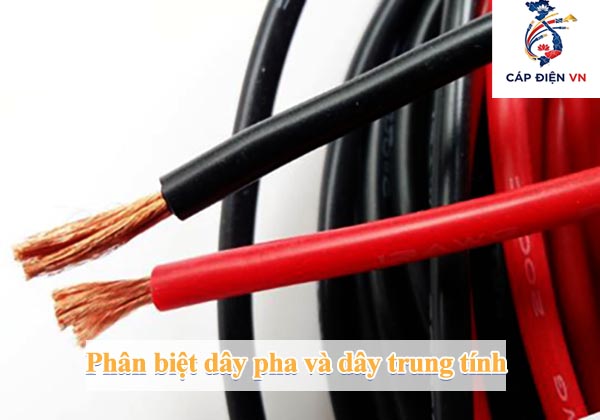 Hướng dẫn phân biệt dây pha và dây trung tính