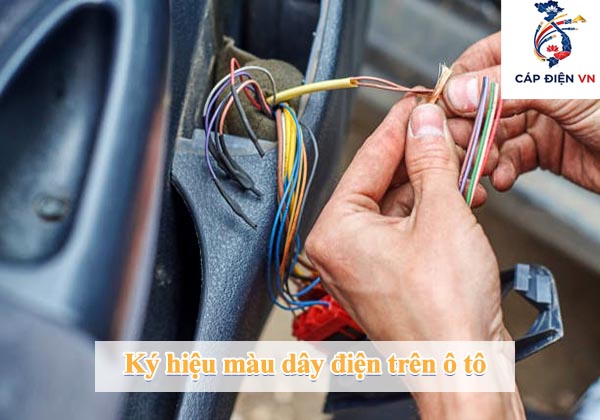 Ký hiệu màu dây điện trên ô tô_Cáp điện VN