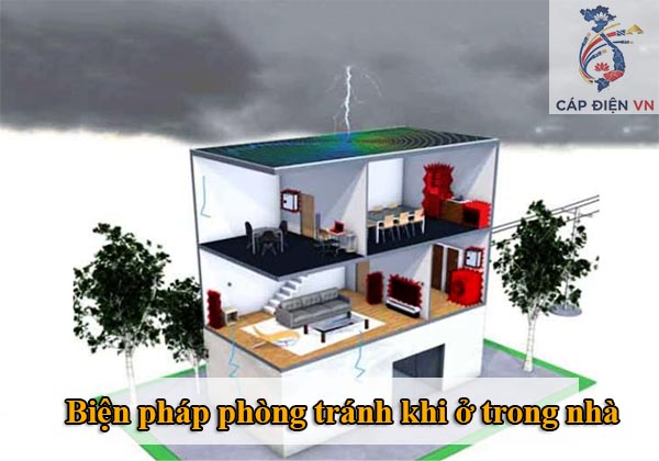 Biện pháp phòng tránh khi ở trong nhà