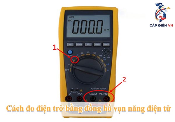 Cách đo điện trở bằng đồng hồ vạn năng điện tử