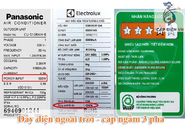 Cách tính công suất tiêu thụ điện ( kwh )