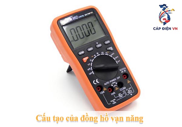 Cấu tạo của đồng hồ vạn năng