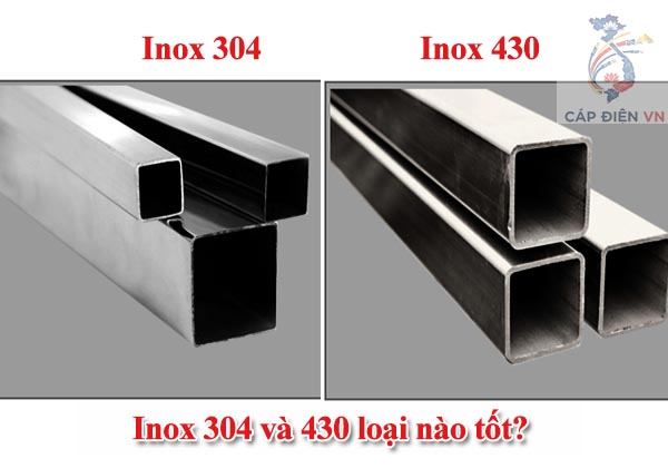Inox 304 và 430 loại nào tốt