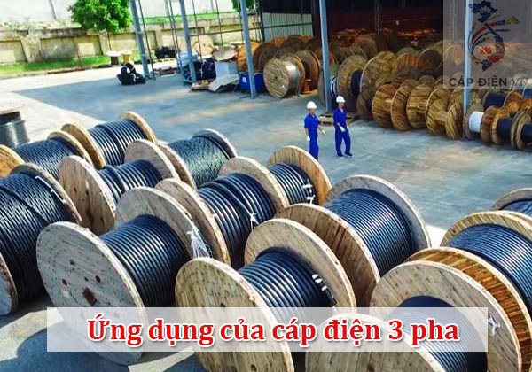 Ứng dụng của cáp điện 3 pha