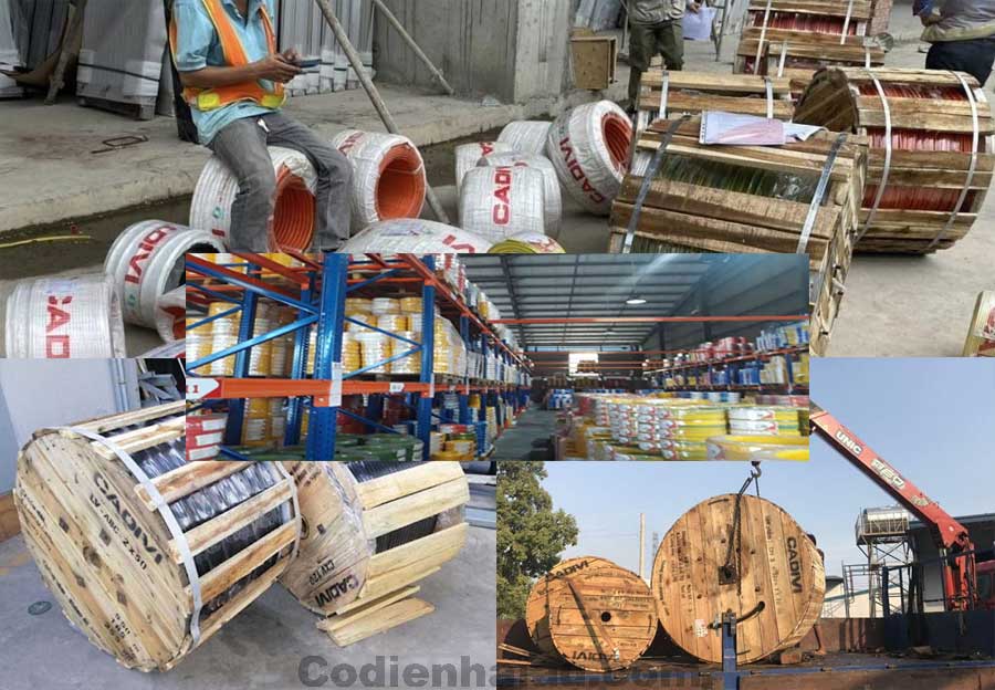 Cáp điện 4 lõi Cadivi CXV-4×35 mm2 1