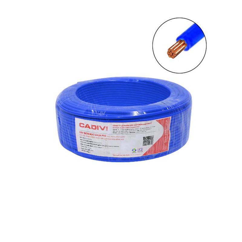Dây cáp điện Cadivi CV 6.0_Capdienvn