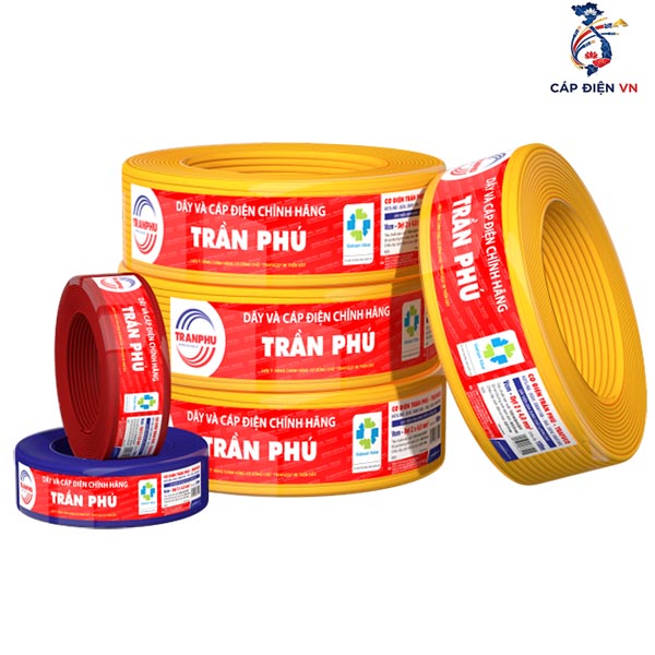 Dây điện dân dụng 2-3-4 lõi ruột đồng Trần Phú