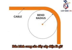 Bán kính cong của dây cáp điện là gì