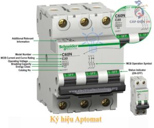 Các ký hiệu Aptomat phổ biến