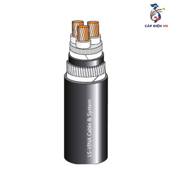 Cáp hạ thế cách điện PVC 3 LÕI