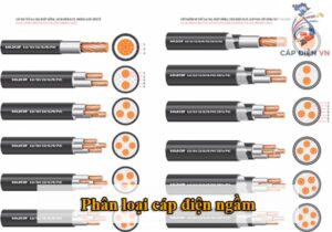 Phân loại cáp điện ngầm