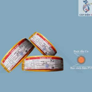 Dây điện Cadisun đơn mềm VCSF 1x6
